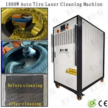 Máquina de limpeza a laser de pneus automáticos de 1000W