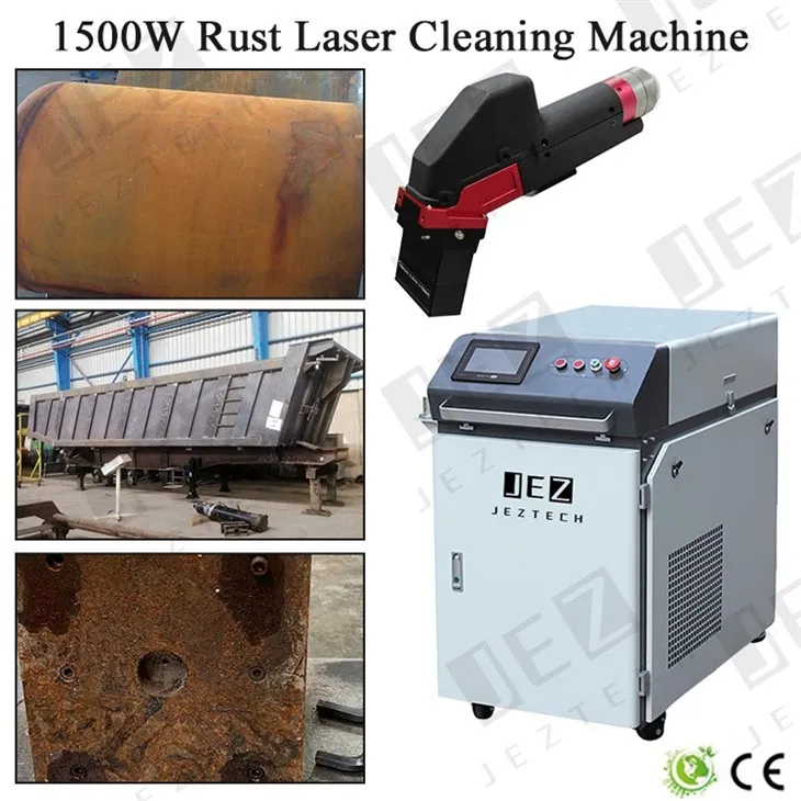 Máquina de limpeza a laser 1500W: o inimigo dos detritos grossos