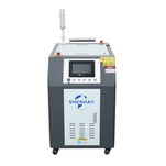 Máquina de limpeza a laser de onda de topo plano de 200 W