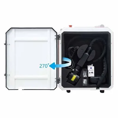 Máquina de limpeza a laser para costura de soldagem de aço inoxidável 100W